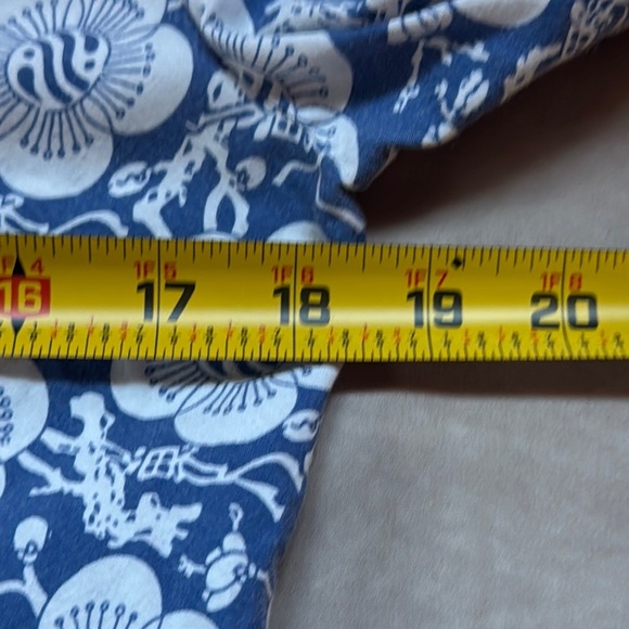 Pine Cone Hill Fine Linens Floral Cotton Kimono Style Popover Top Womens Medium - Picture 10 of 11